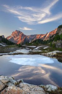 Tarn, Yellow Aster Butte Basin, North Cascades