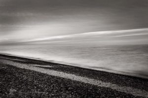Lake Superior seen from beach at Whitefish Point Upper Peninsula Michigan