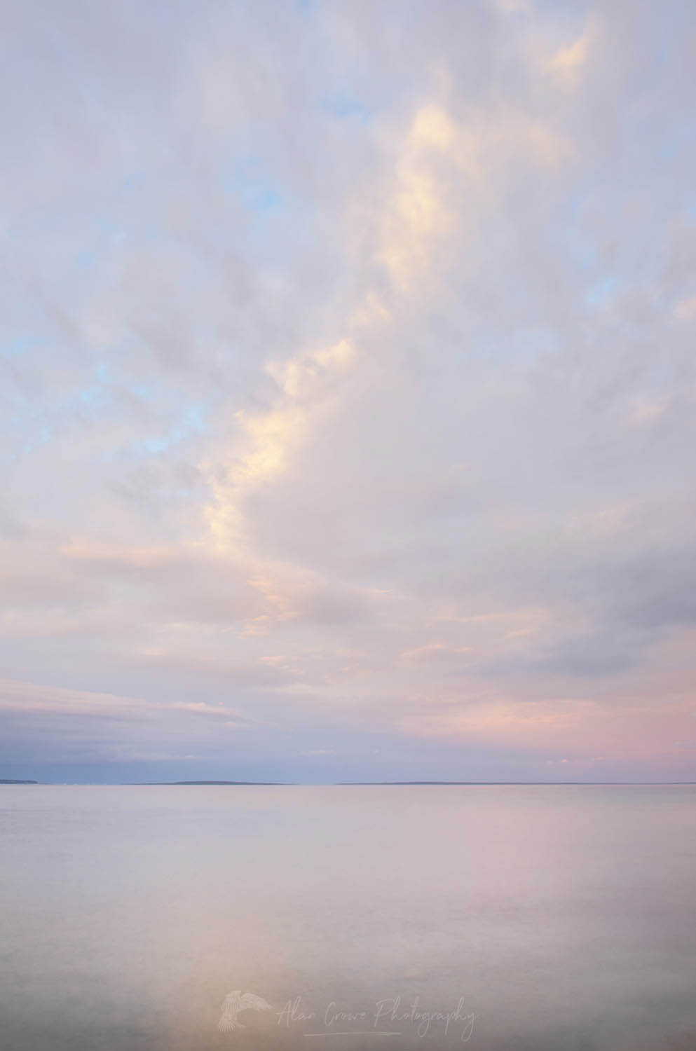 Evening sky over Lake Huron, Mackinaw City Michigan #63634