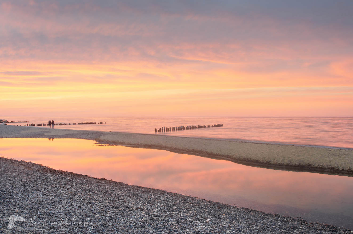 Lake Superior sunset Whitefish Point, Michigan Alan Crowe Photography