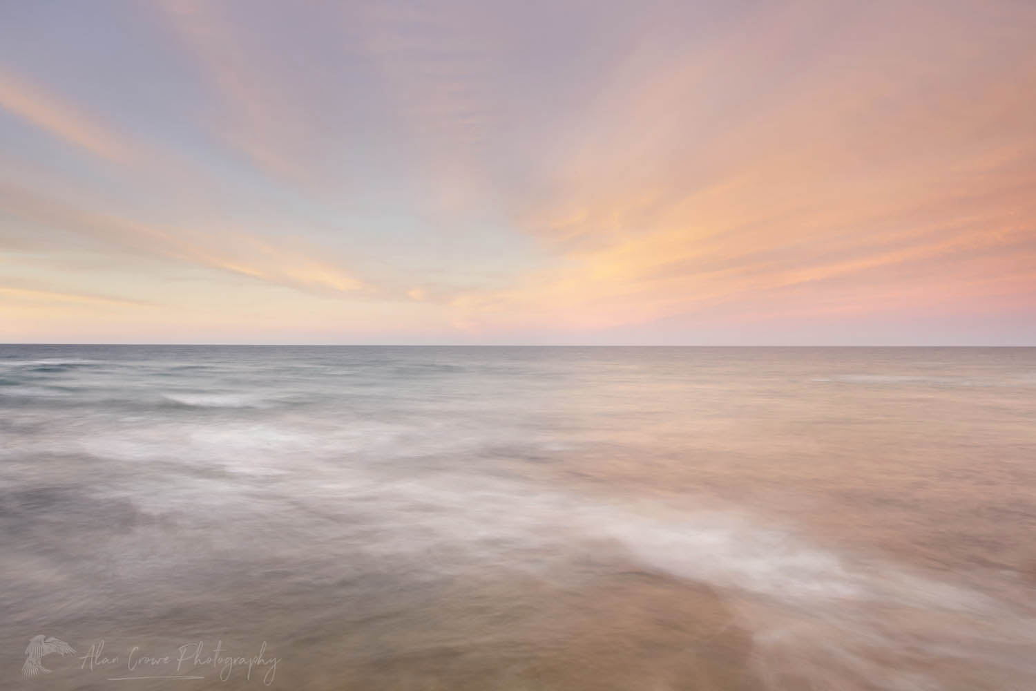 Stormy evening over Lake Superior, seen from Au Sable Point. Pictured Rocks National Lakeshore Michigan #63873