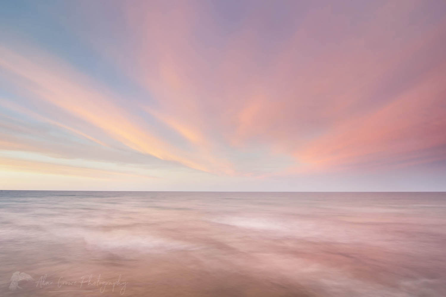 Stormy evening over Lake Superior, seen from Au Sable Point. Pictured Rocks National Lakeshore Michigan #63884