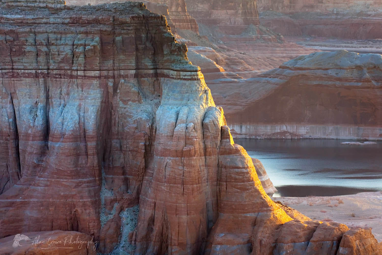 Padre Bay and Lake Powell from Alstrom Point, Glen Canyon National Recreation Area Utah #37946