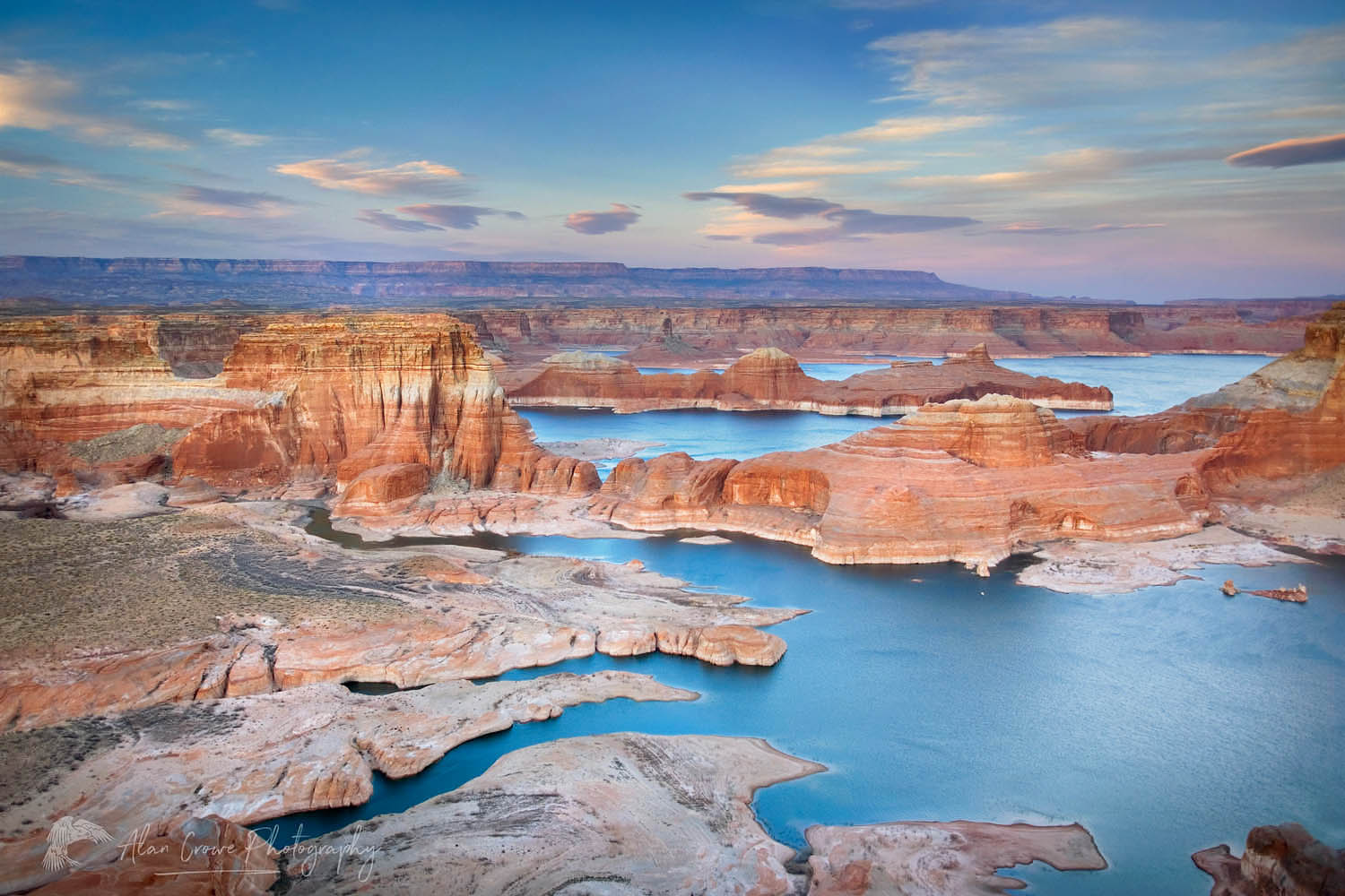 Padre Bay and Lake Powell from Alstrom Point, Glen Canyon National Recreation Area Utah #38057