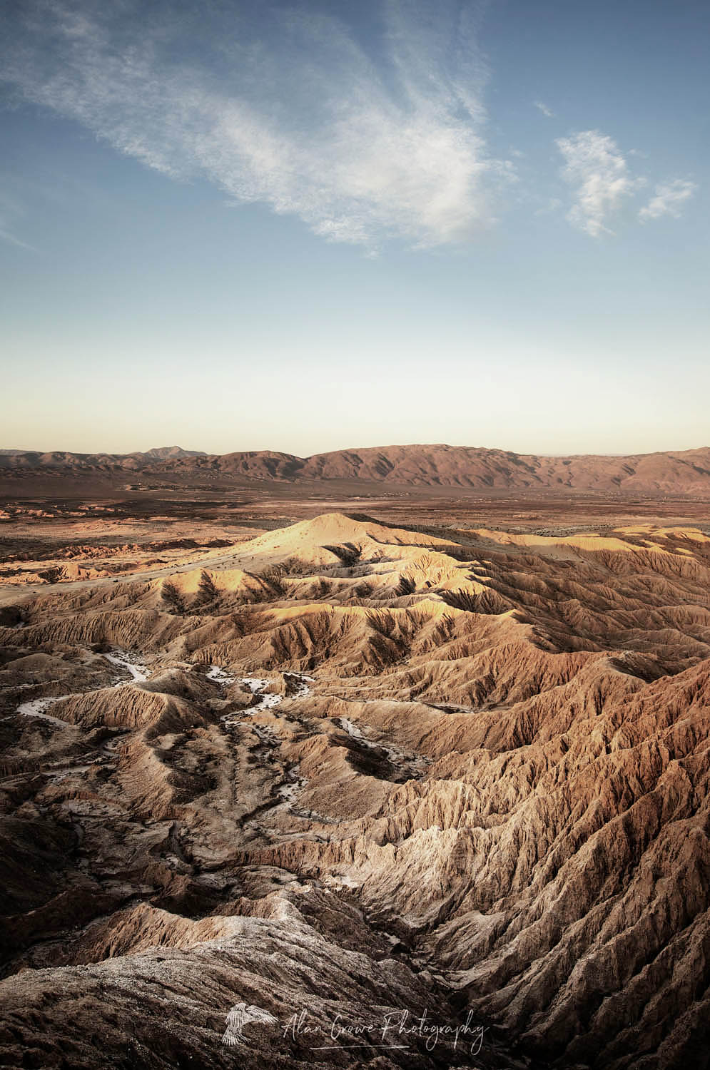 Borrego Badlands from Fonts Point, Anza-Borrego Desert State Park California #56776r