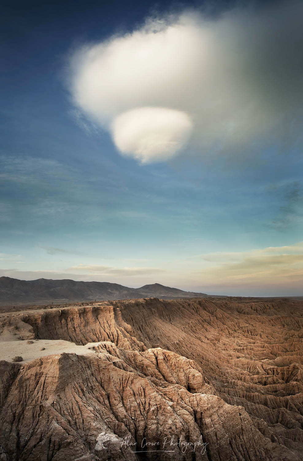 Borrego Badlands from Fonts Point, Anza-Borrego Desert State Park California #56801r