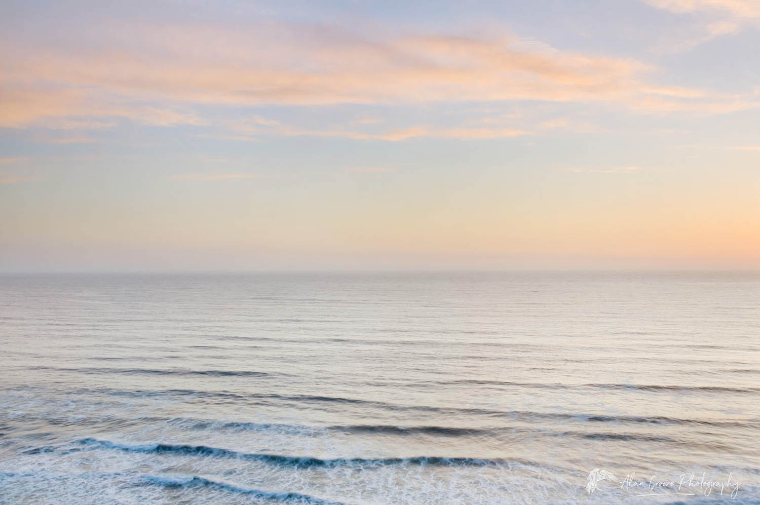 Sunset from Vista Point, DelNorte Redwoods State Park California #44485