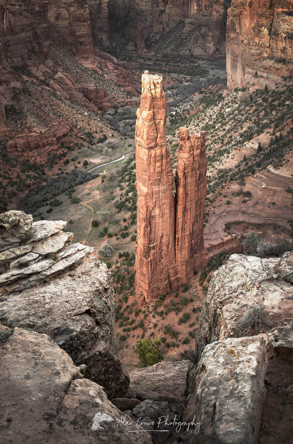 Spider Rock, Canyon de Chelly National Monument, Arizona #57534r
