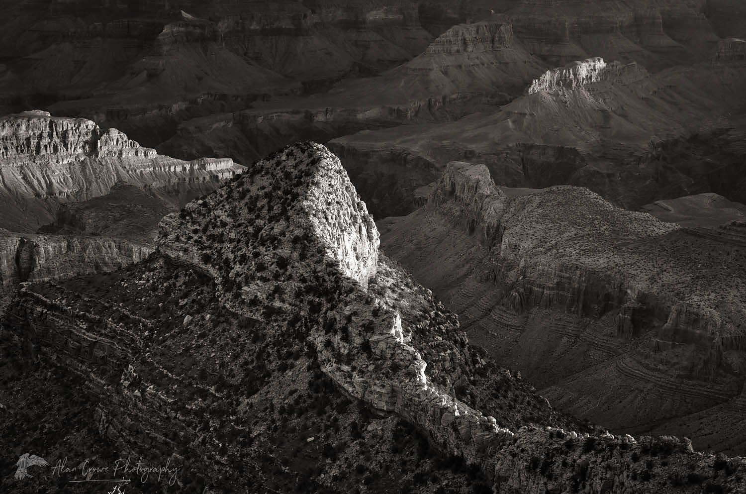 Sunrise over the Grand Canyon, Grand Canyon National Park #55590bw