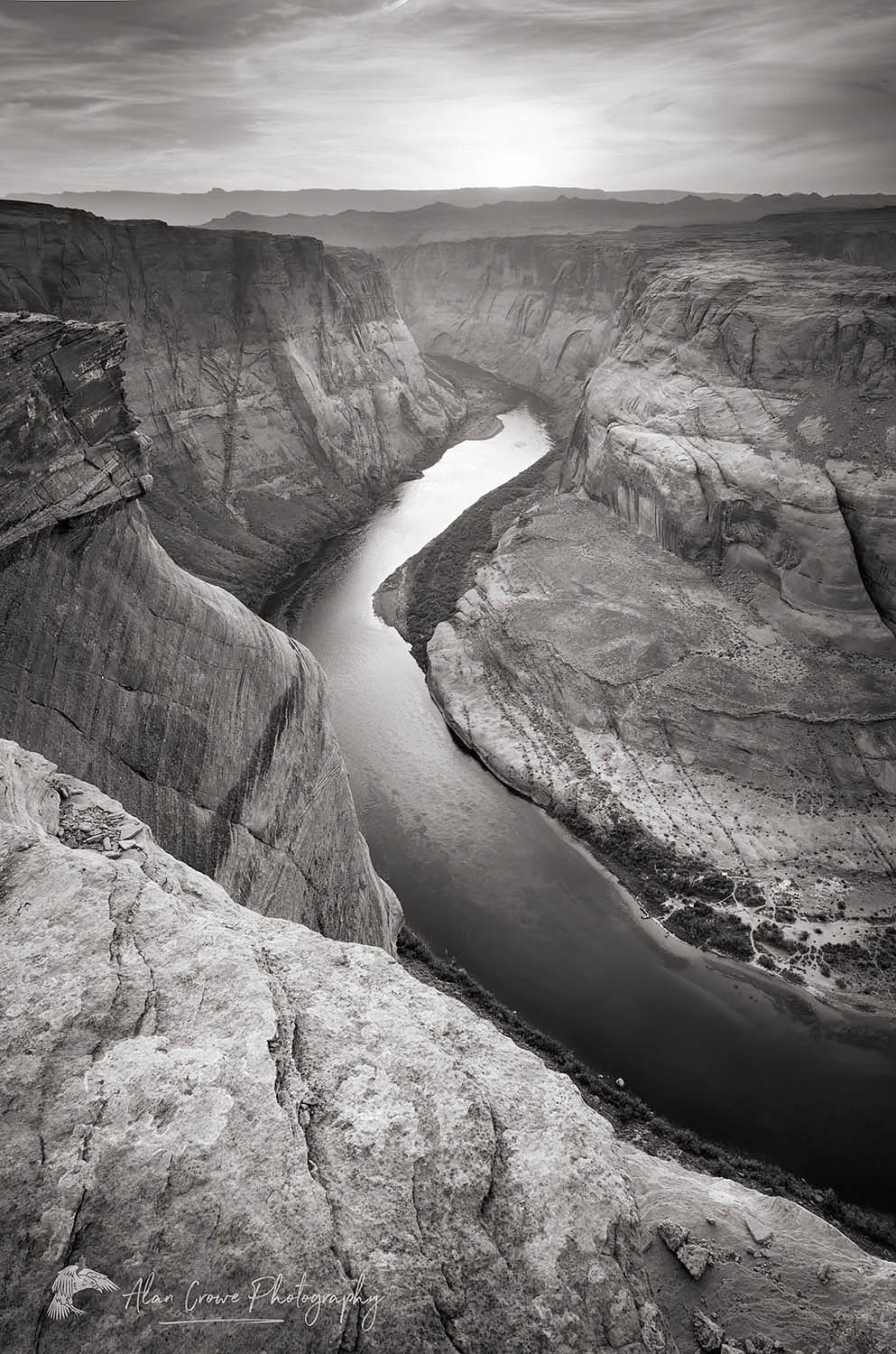 Horseshoe Bend of the Colorado River, Arizona #55635bw
