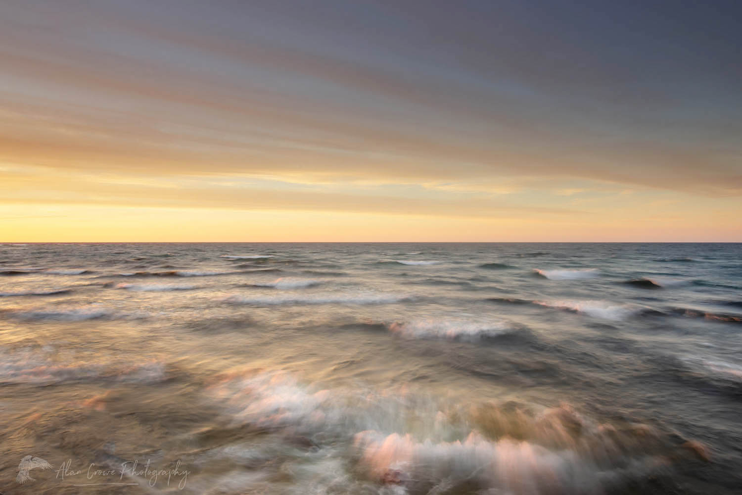 Stormy evening over Lake Superior Pictured Rocks National Lakeshore Michigan #63866