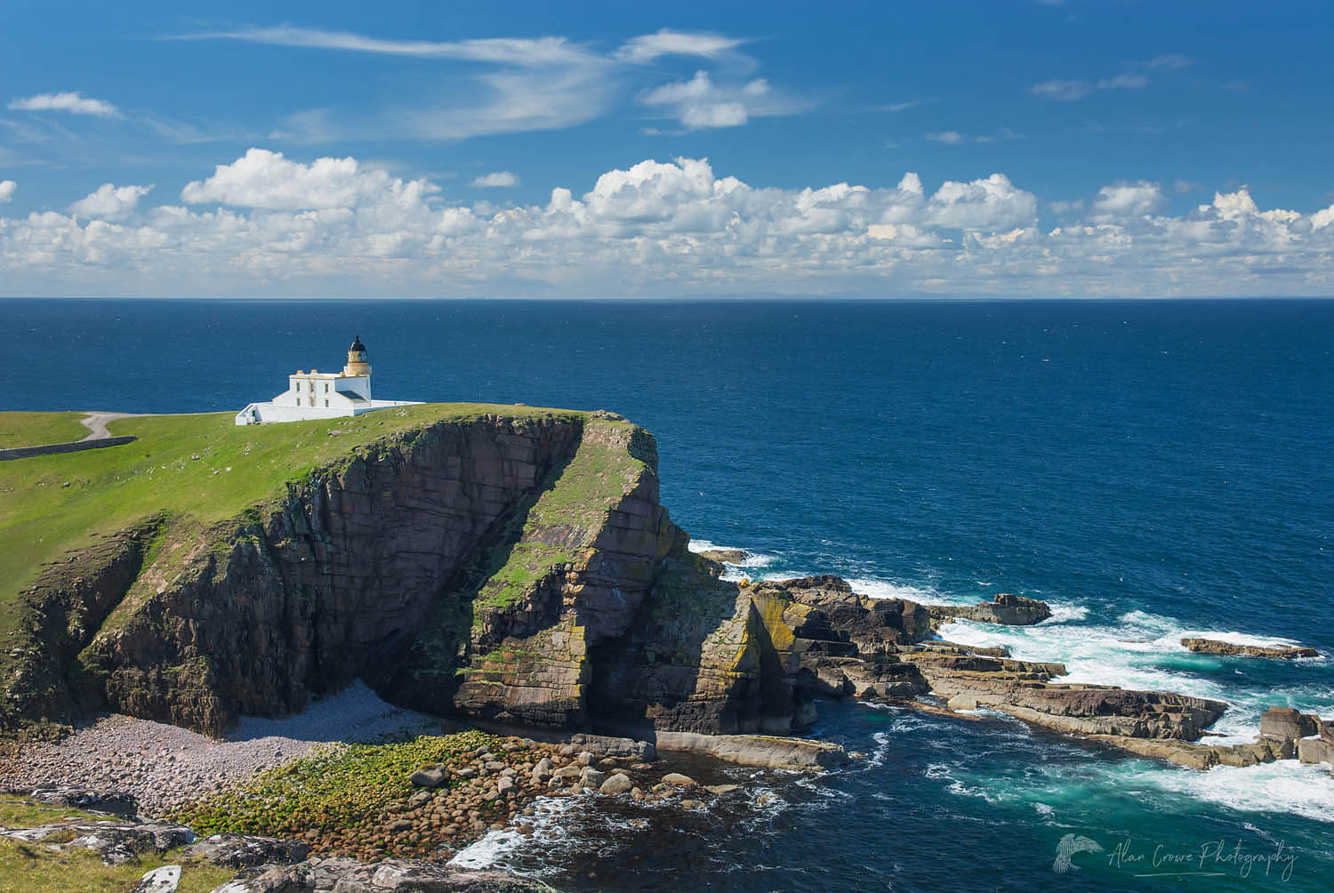 Rhu Stoer Lighthouse at Point of Stoer, Assynt-Coigach Scenic Area, Scotland #12162