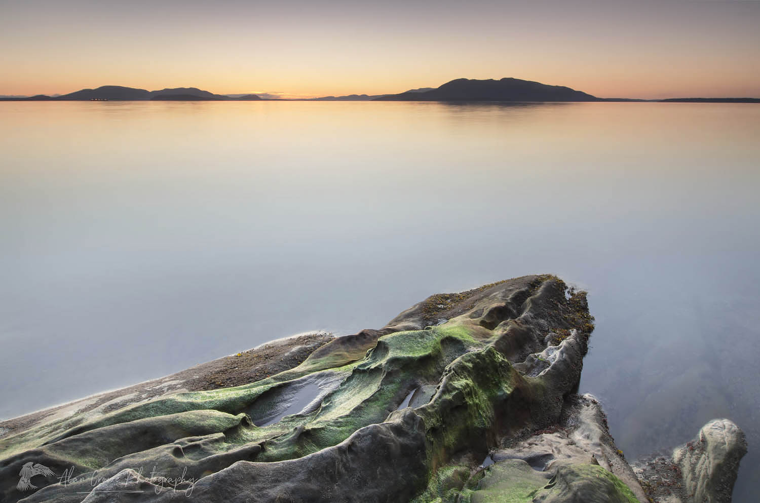 Samish Bay from Clayton Beach, Larrabee State Park Washington #56660