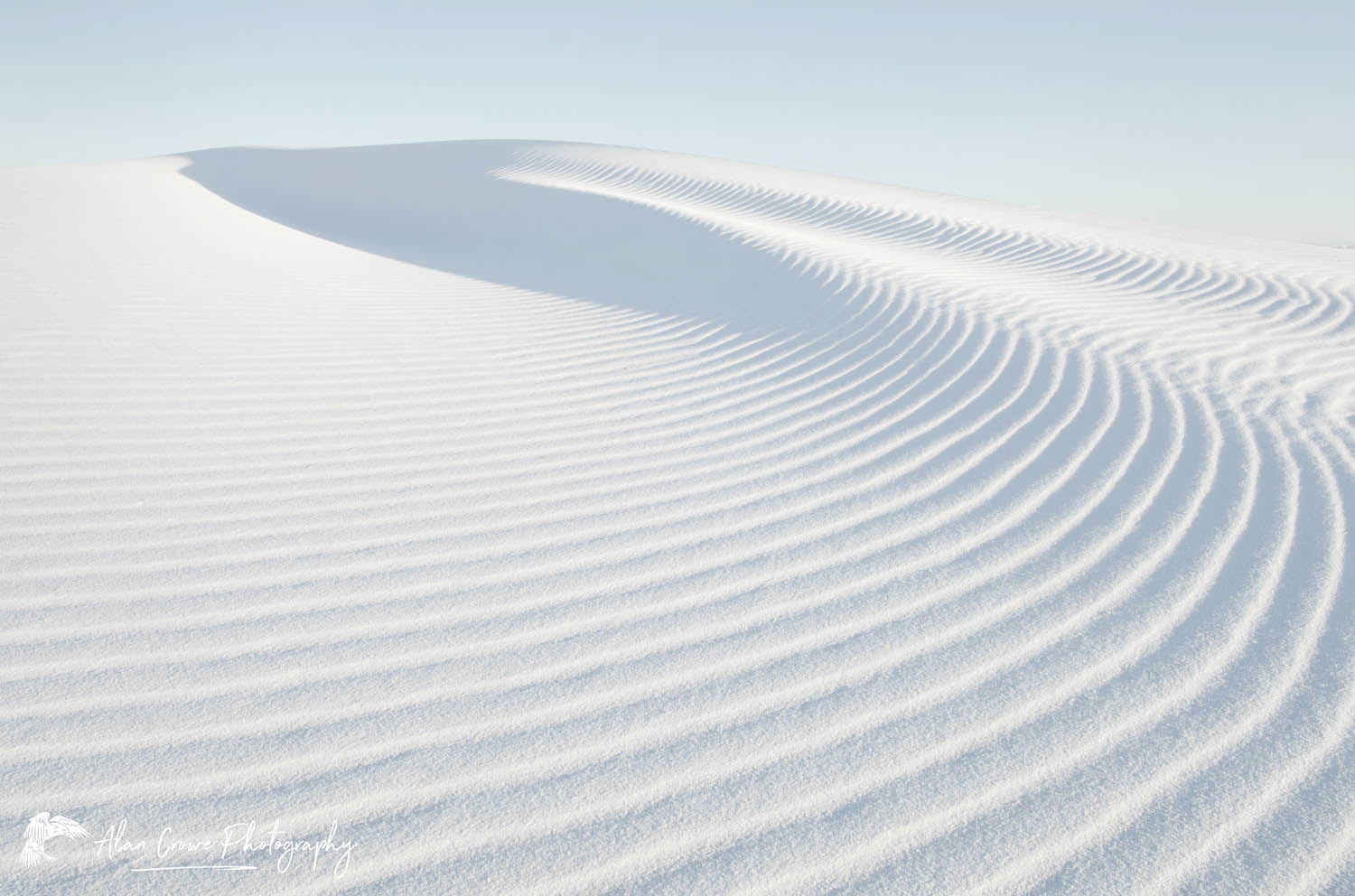 Ripple patterns in gypsum sand dunes, White Sands National Park New Mexico #57049r