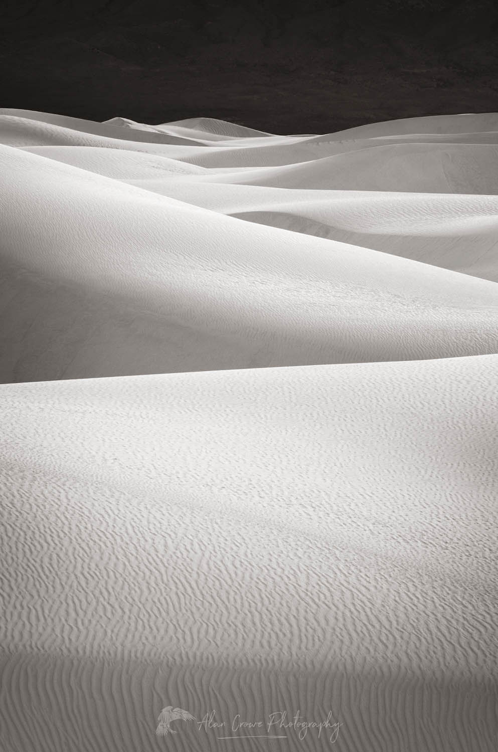 Gypsum sand dunes, White Sands National Monument Park New Mexico #57148bw