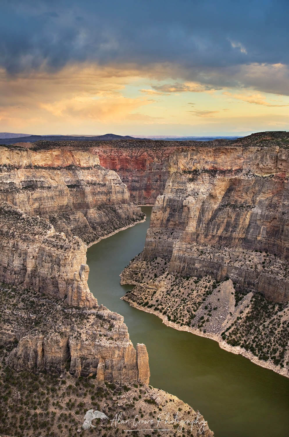 Bighorn Canyon seen from Devil Canyon Overlook, Bighorn Canyon National Monument Montana #52263