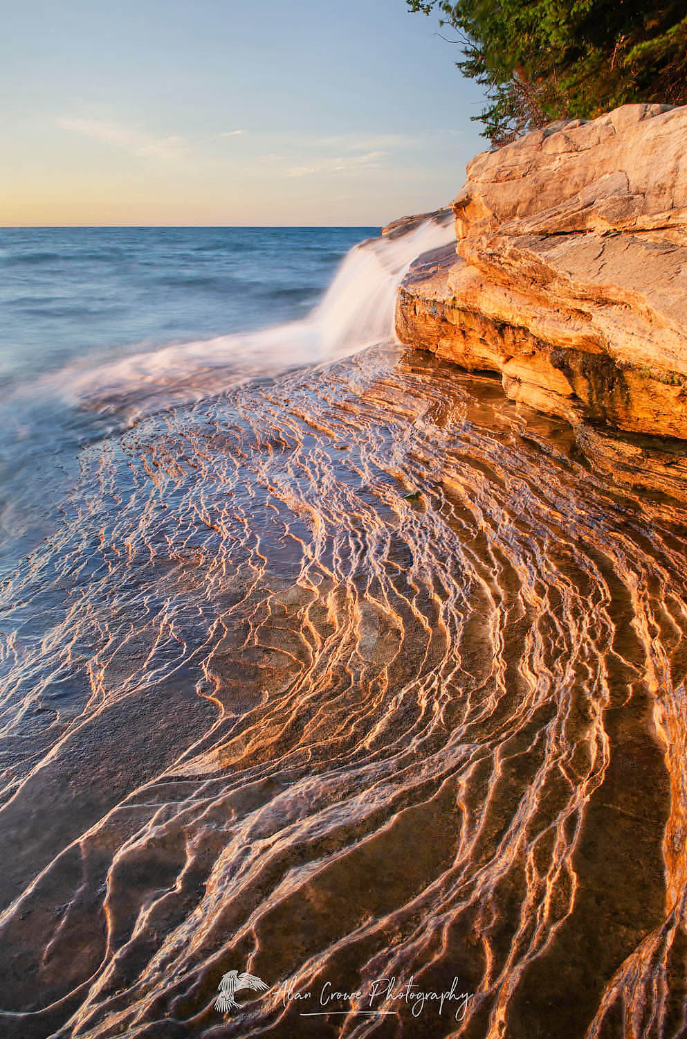 Elliot Falls Pictured Rocks Michigan