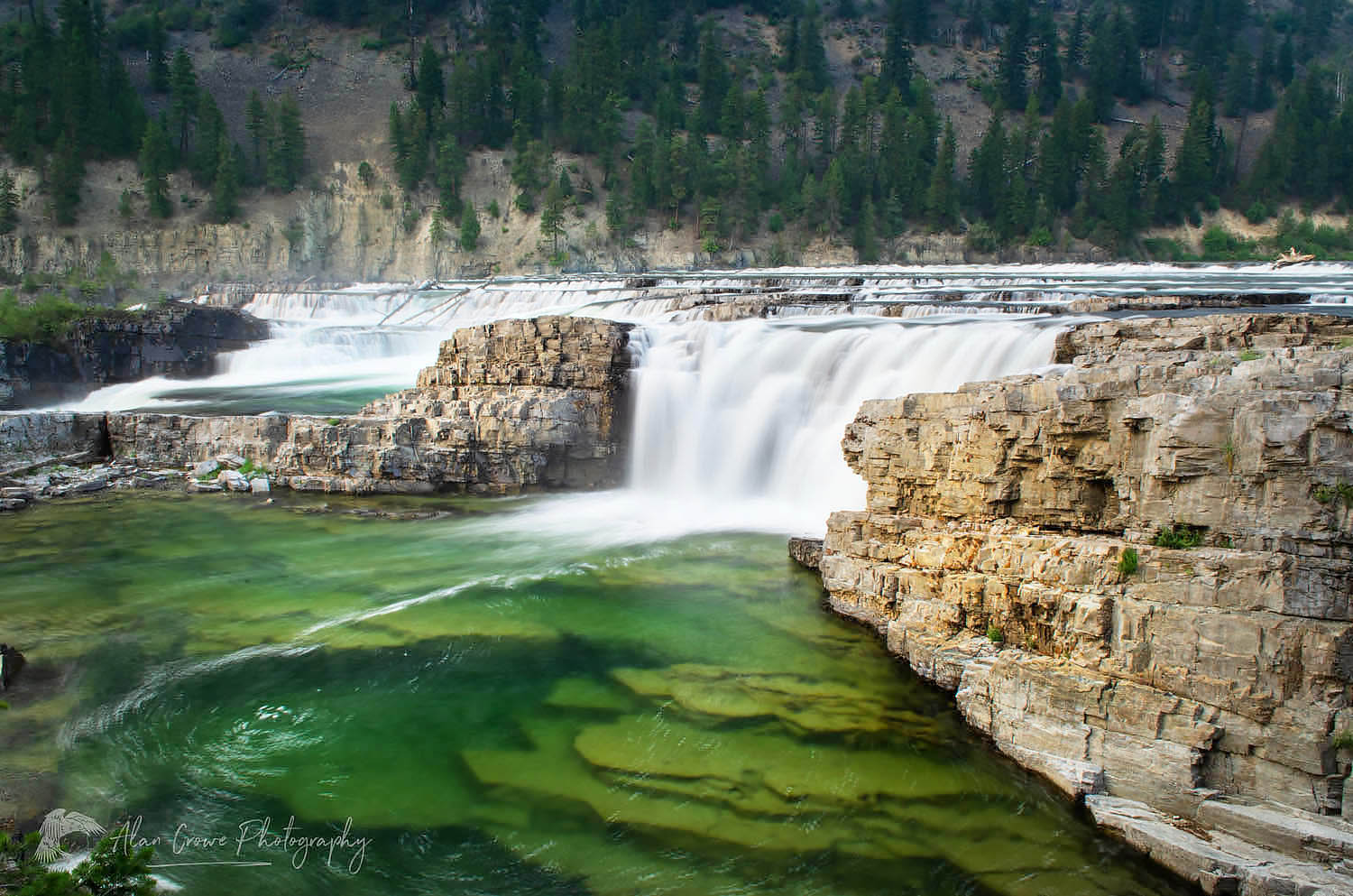 Kootenai Falls Montana, a series of cascades on the Kootenai River #63053
