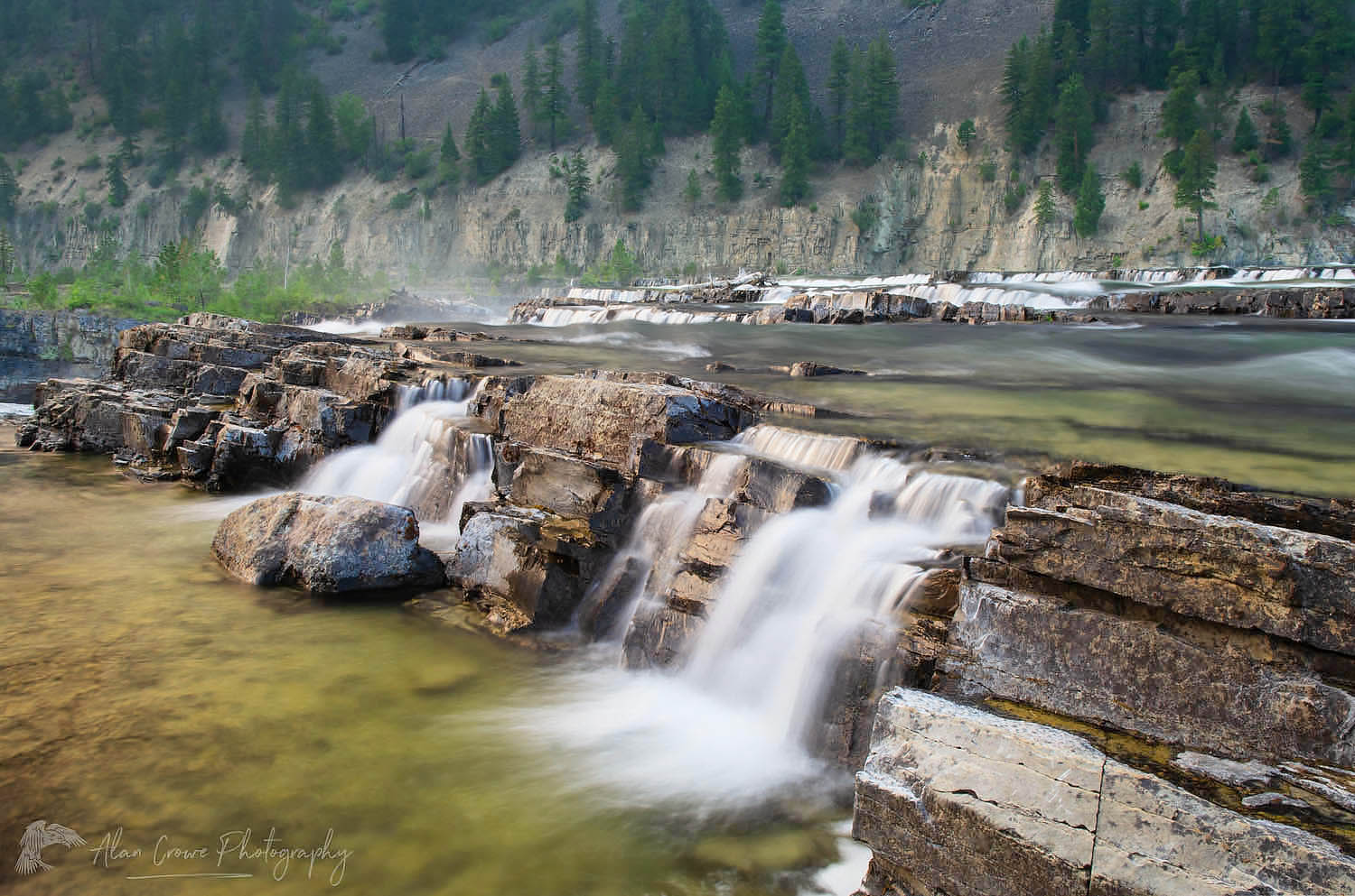 Kootenai Falls Montana, a series of cascades on the Kootenai River #63066