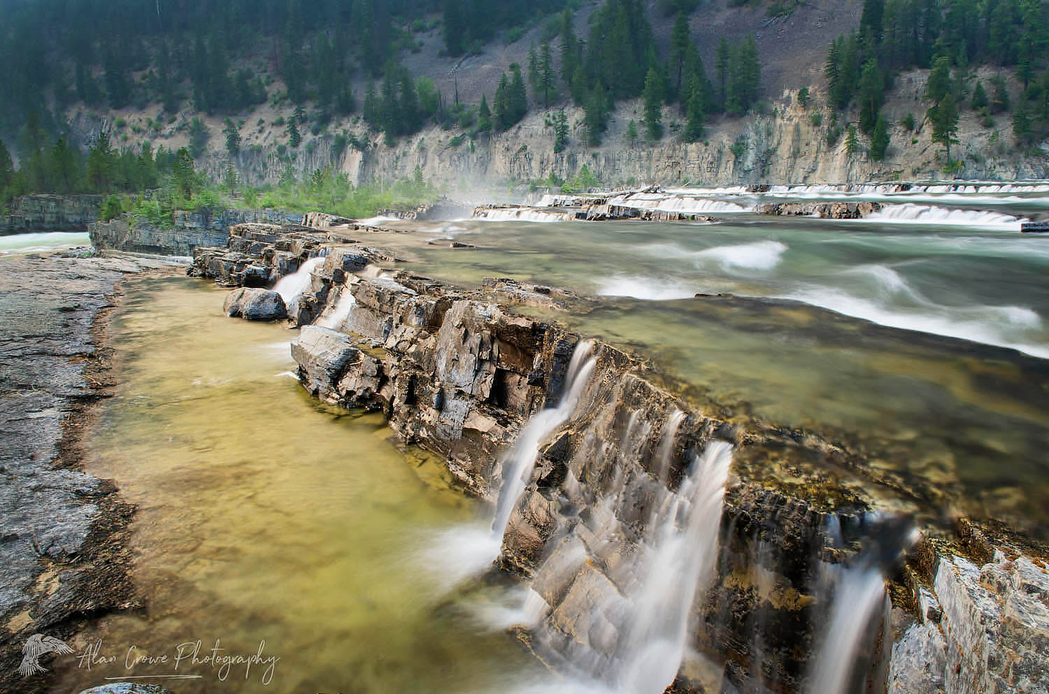 Kootenai Falls Montana, a series of cascades on the Kootenai River #63067