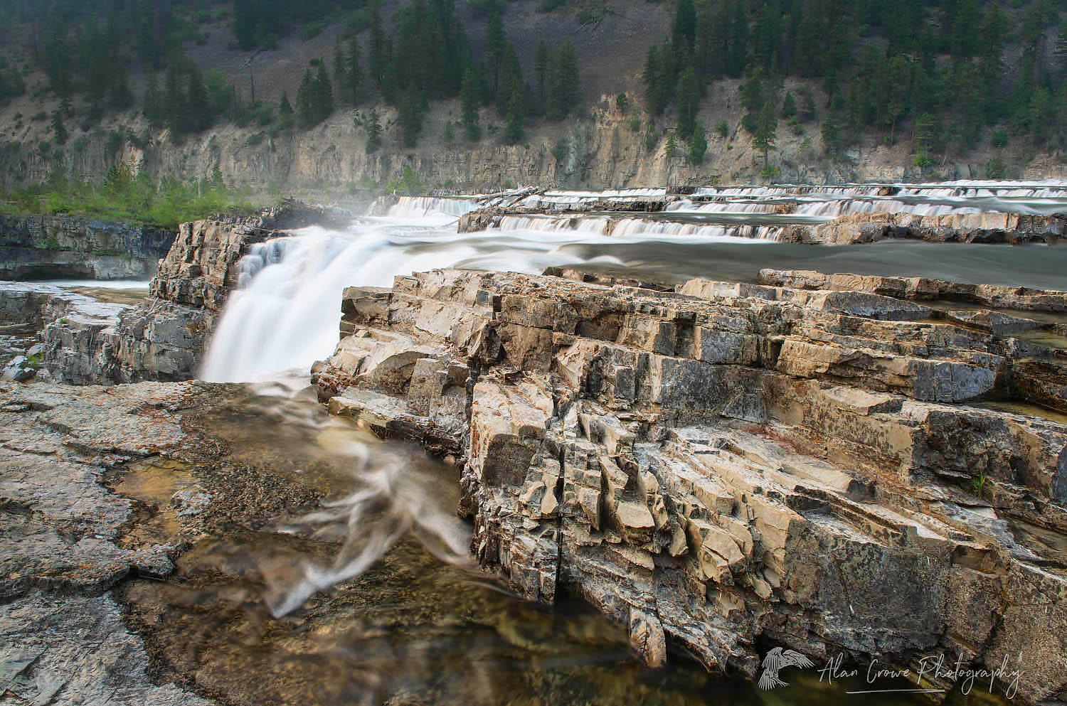 Kootenai Falls Montana, a series of cascades on the Kootenai River #63072
