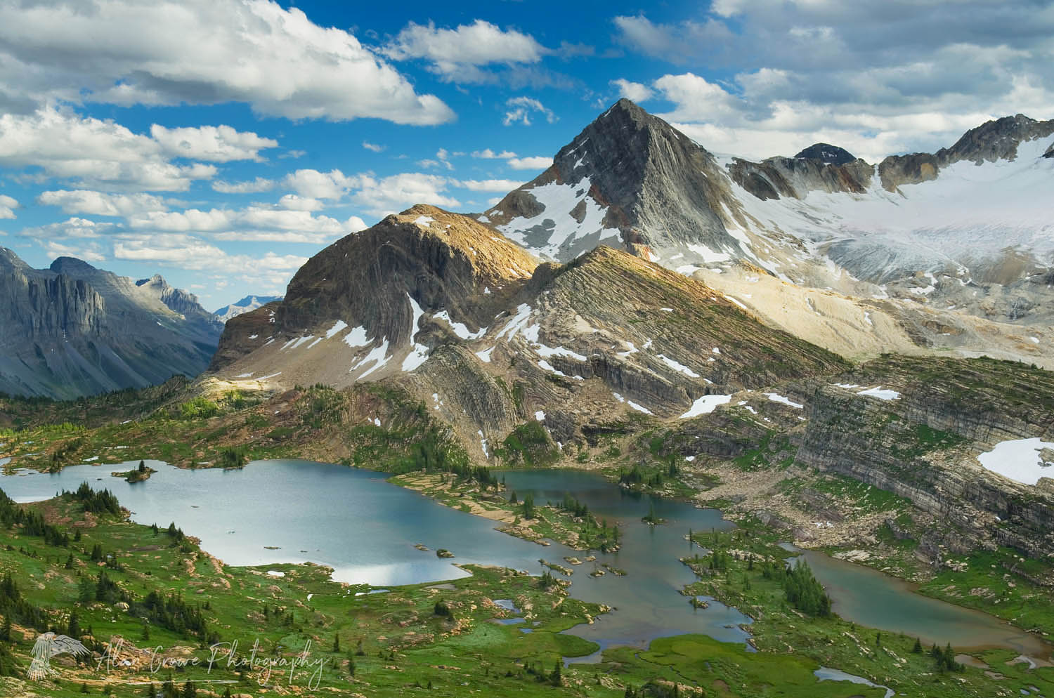 Russell Peak and Limestone Lakes Basin, Height-of-the-Rockies Provincial Park British Columbia Canada #46095