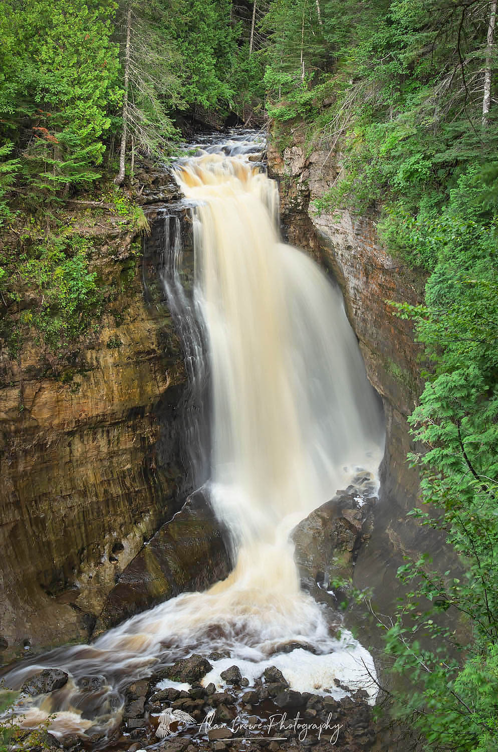 Miners Falls Pictured Rocks National Lakeshore Michigan #63937