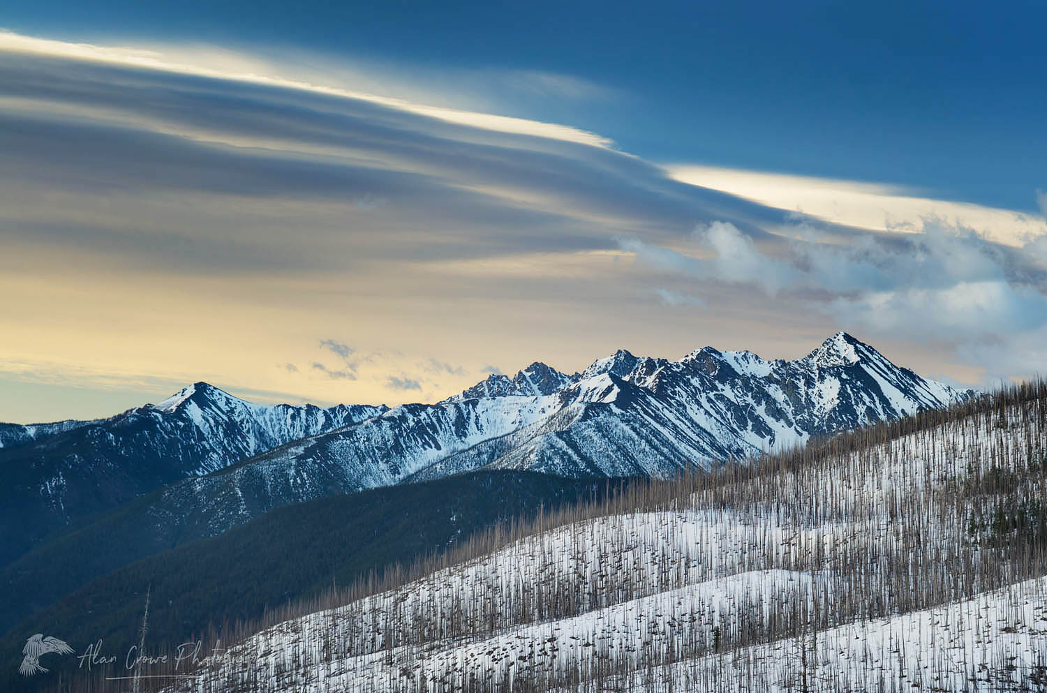 North Gardner Mountain seen from Driveway Butte, North Cascades Washington #58051