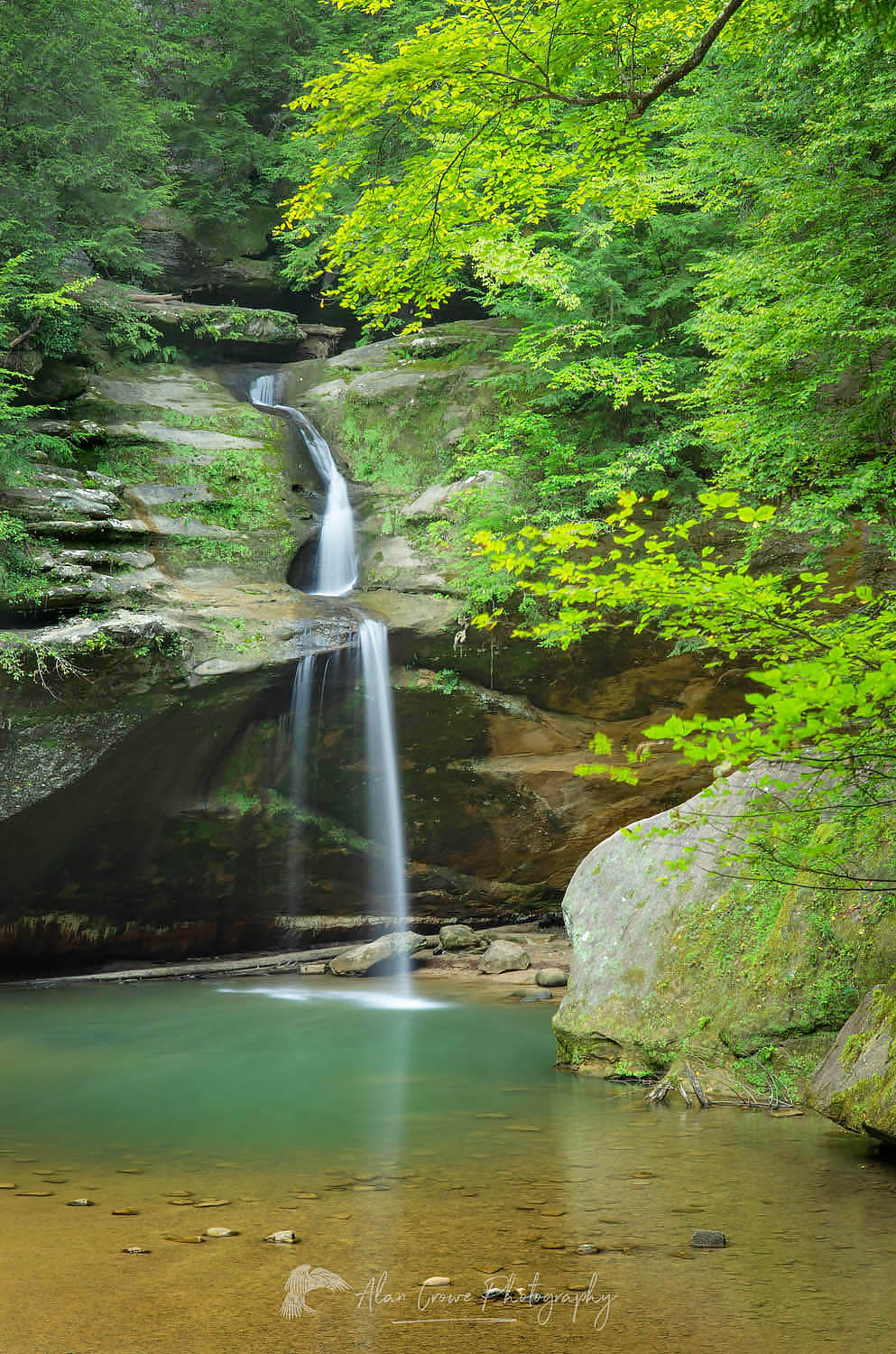 Old Man's Cave Lower Falls Ohio