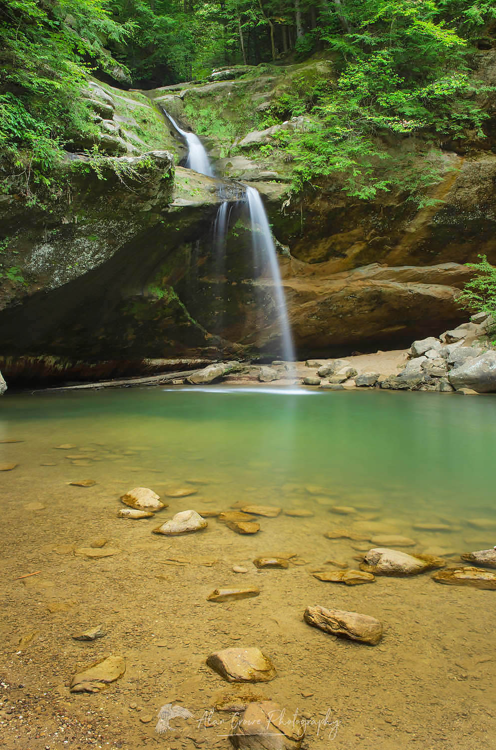 Old Man's Cave Lower Falls, Hocking Hills State Park Ohio #63193