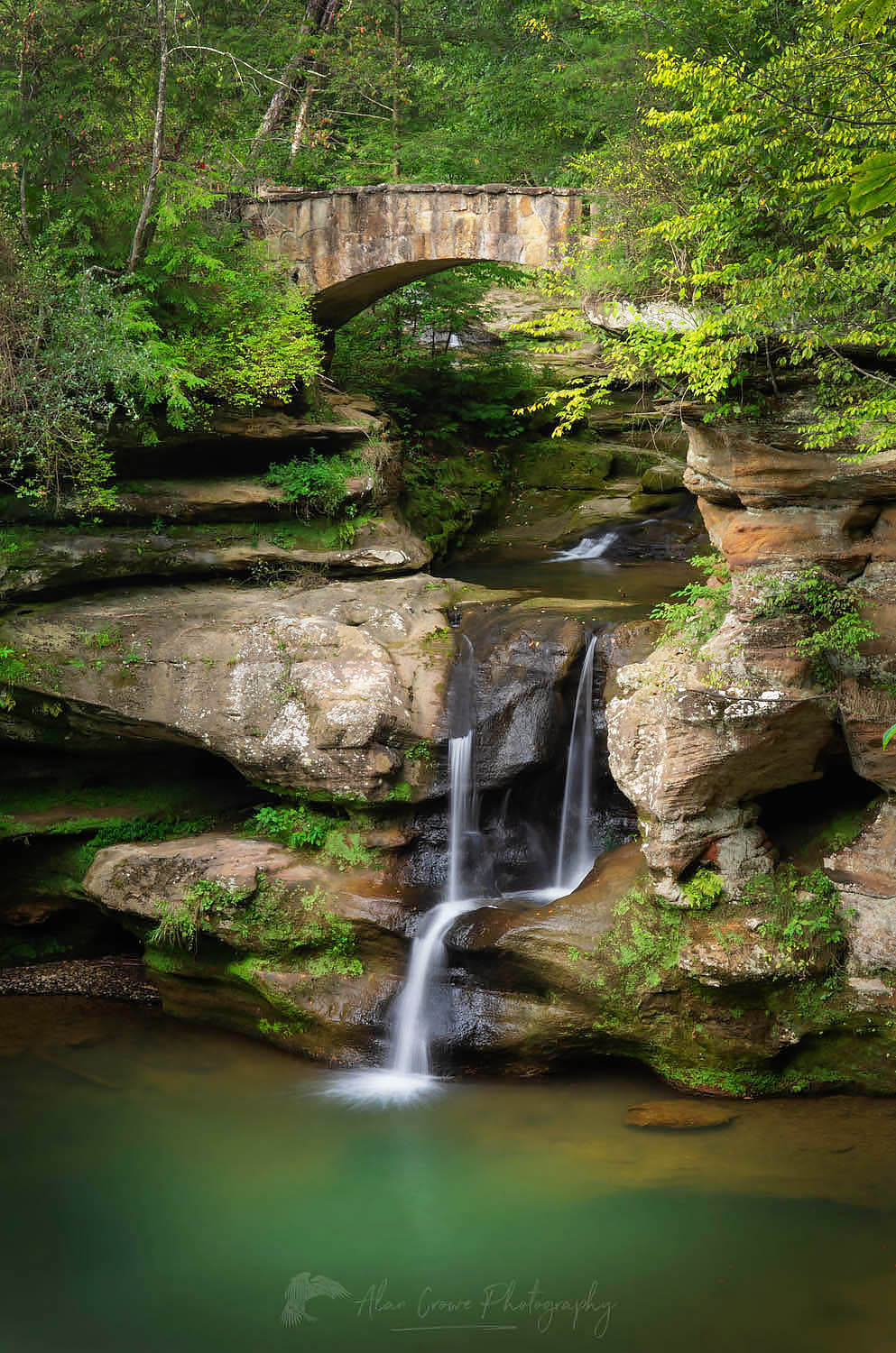 Old Man's Cave Upper Falls, Hocking Hills State Park Ohio #63229