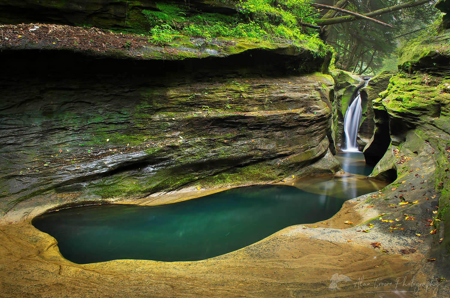 Robinson Falls Hocking Hills Ohio