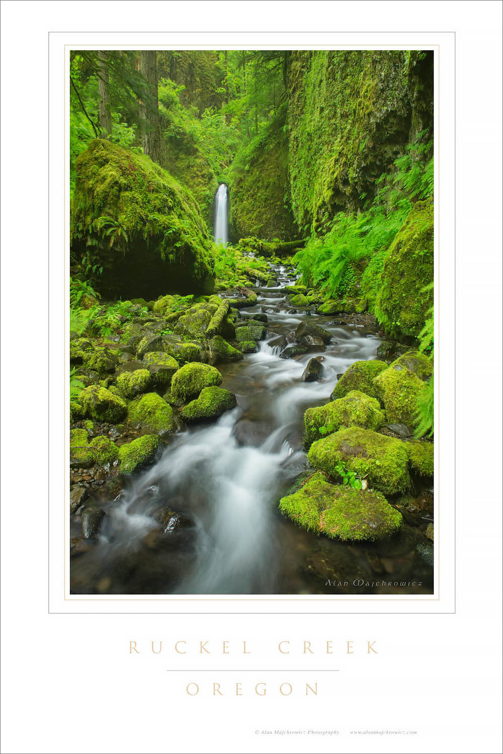 Ruckel Creeks Falls Oregon