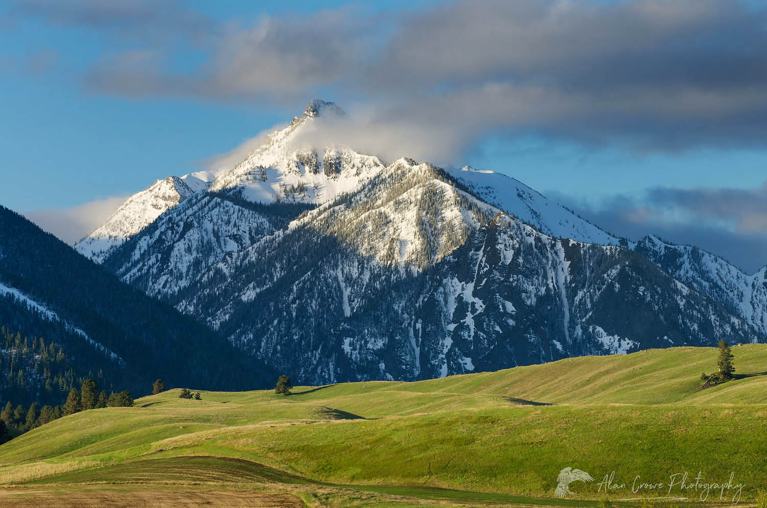 Wallowa Mountains, seen from Wallowa Valley, Oregon #61154