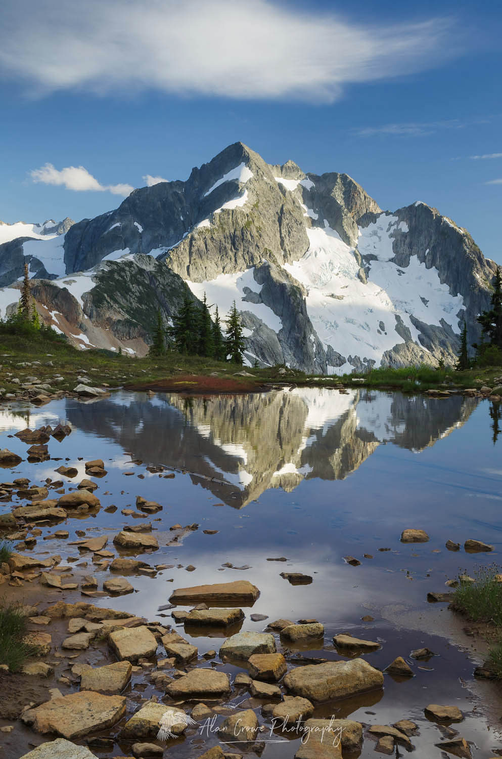 Whatcom Peak reflected in Tapto Lake, North Cascades National Park #61461