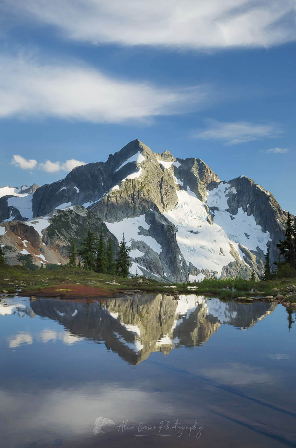 Whatcom Peak reflected in Tapto Lake, North Cascades National Park #61465