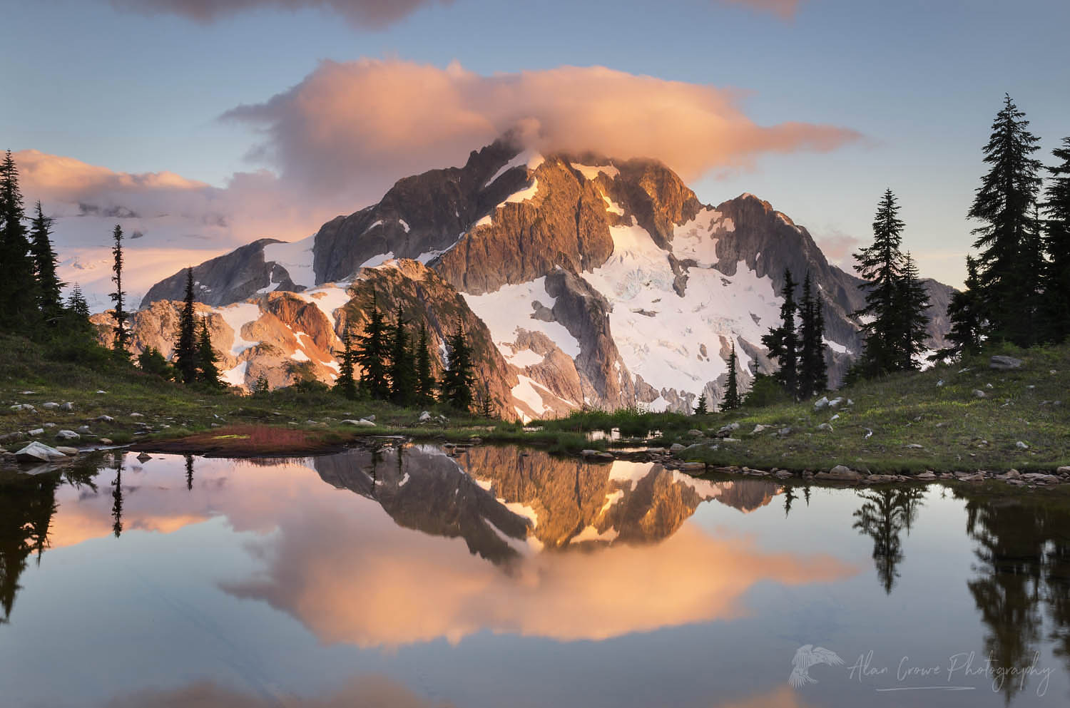 Whatcom Peak reflected in Tapto Lake, North Cascades National Park #61497