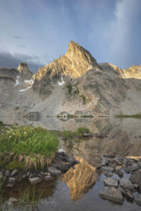 Twin Lakes Sawtooth Mountains
