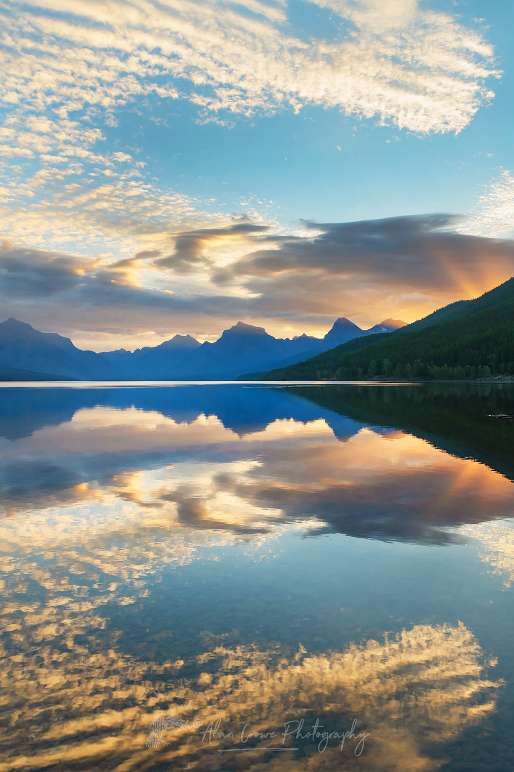 Sunrise at Lake McDonald Glacier National Park Montana #69744
