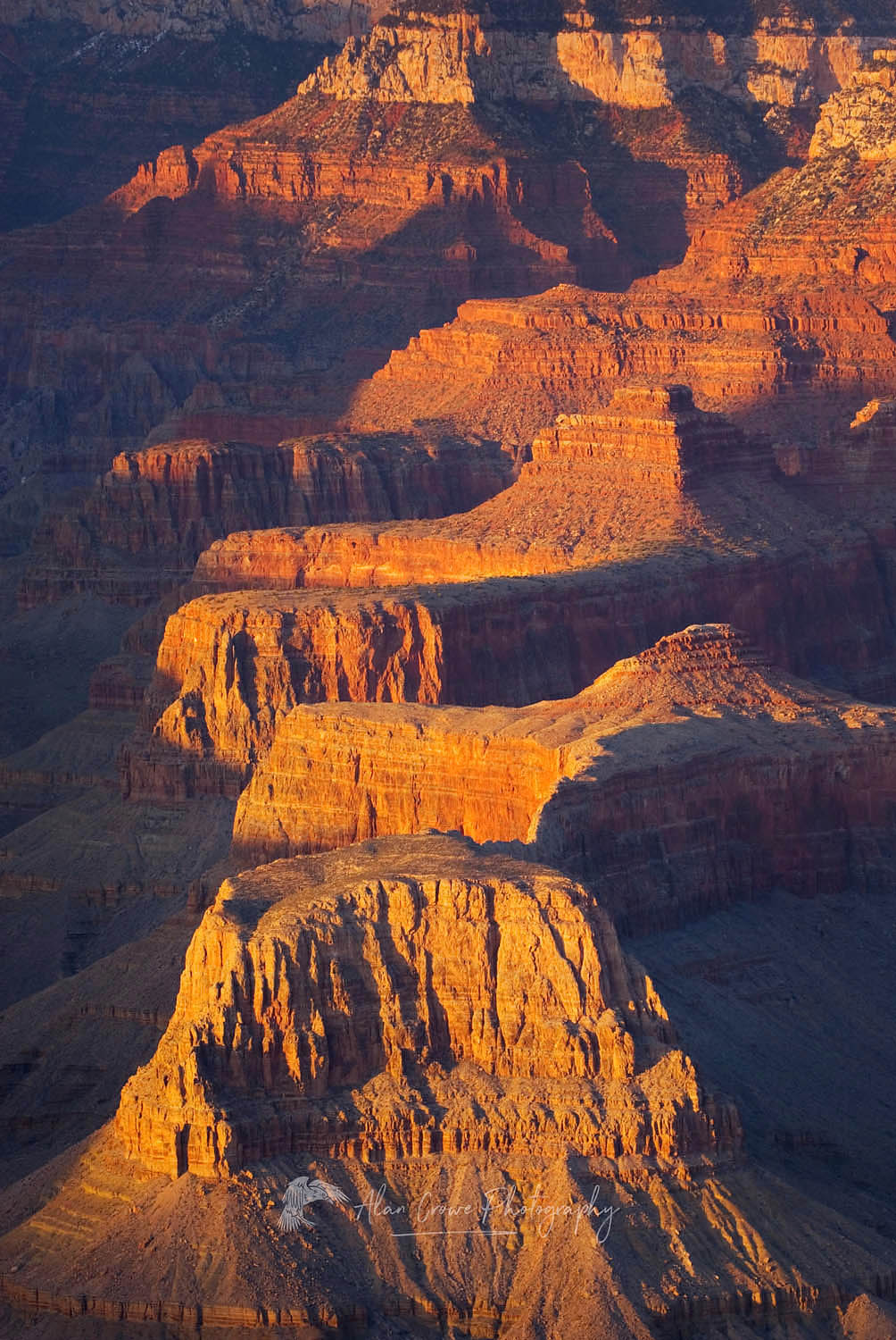 Sunset on the Grand Canyon from Mather Point, Grand Canyon National Park Arizona #35577