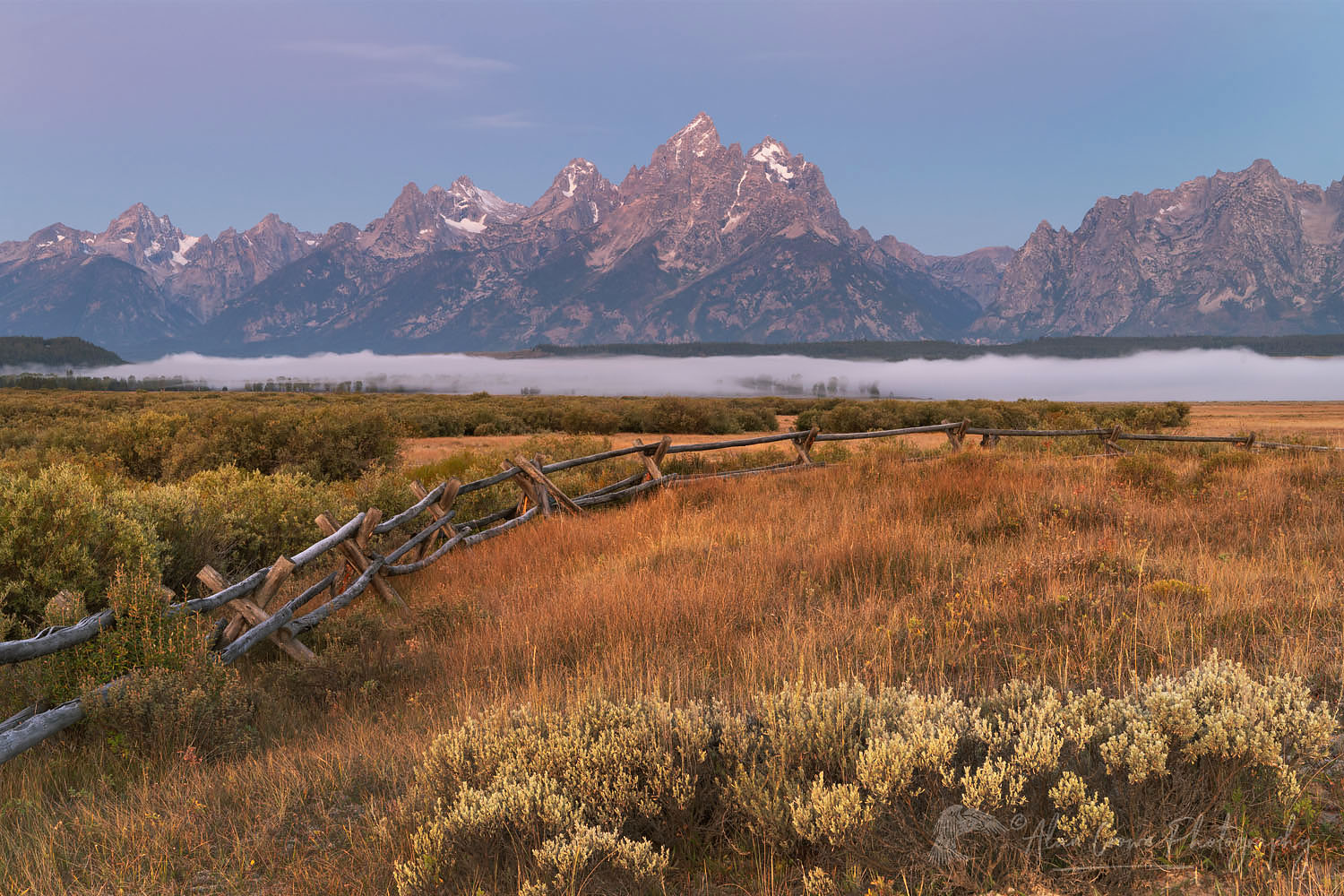 Teton Range at Cunningham Ranch, Grand Teton National Park Wyoming #67603