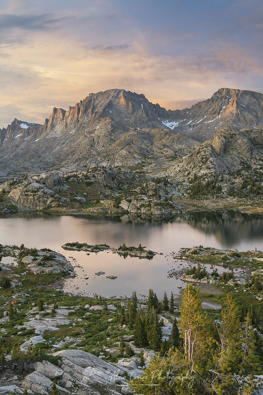 Island Lake and Fremont Peak, Bridger Wilderness, Wind River Range Wyoming #66378