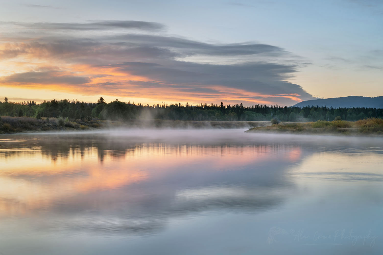 Oxbow Bend sunrise Grand Teton National Park