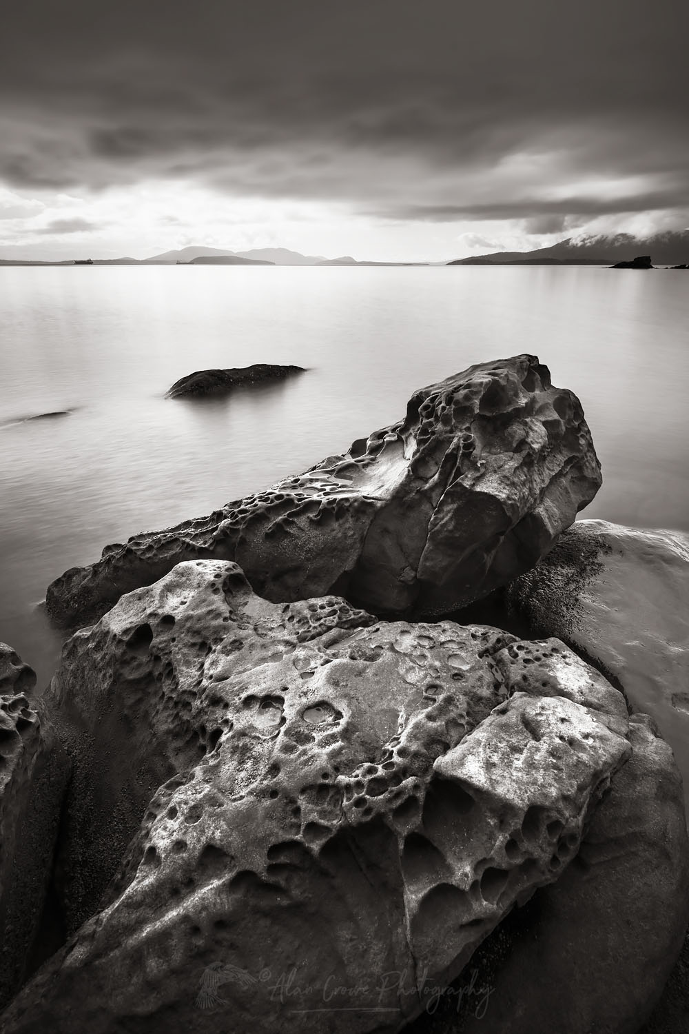 Samish Bay Wildcat Cove Larrabee State Park Washington #68325bw