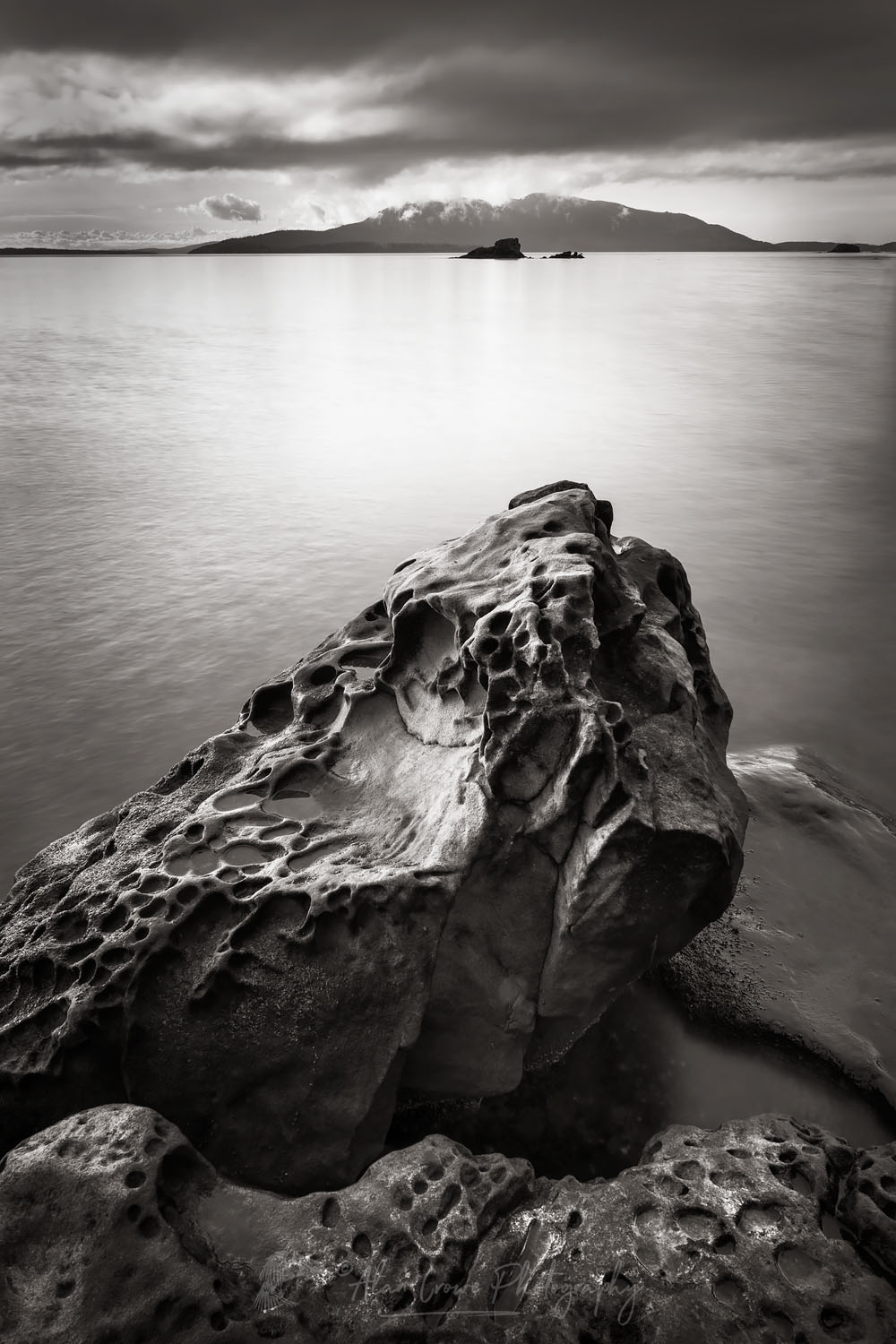 Samish Bay Wildcat Cove Larrabee State Park Washington #68326bw