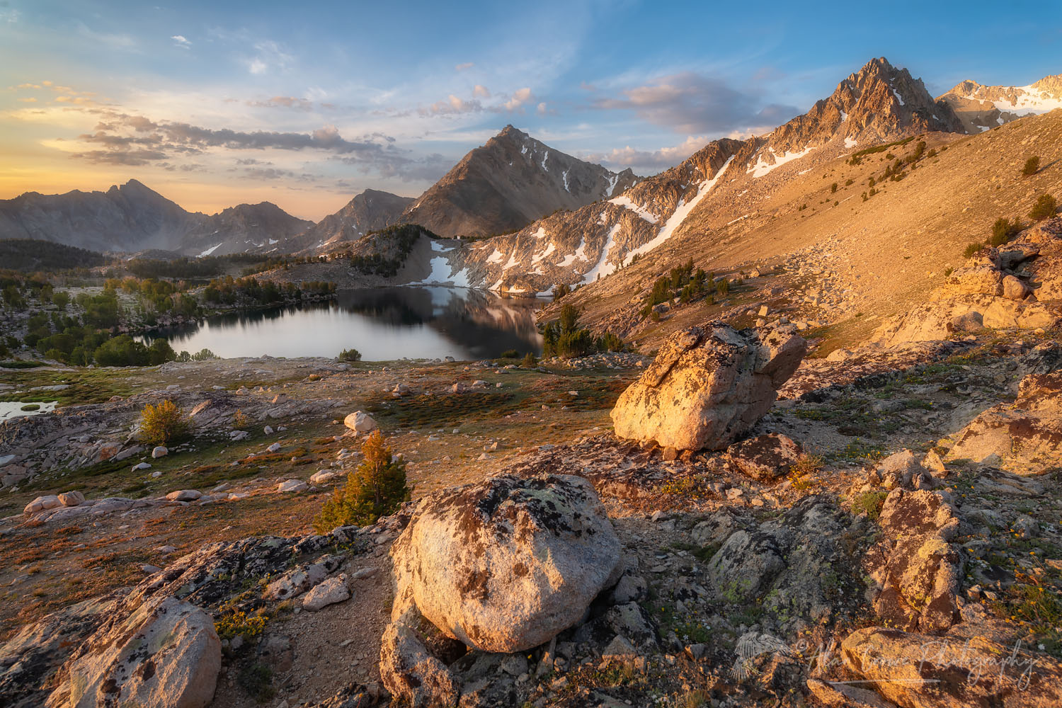 Big Boulder Lakes Basin, White Clouds Wilderness Idaho #68936or