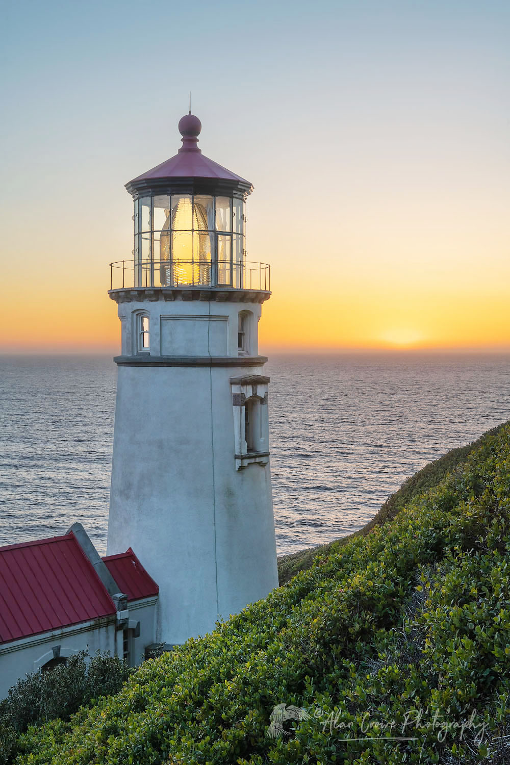 Twilight over Heceta Head Lighthouse Oregon #71084