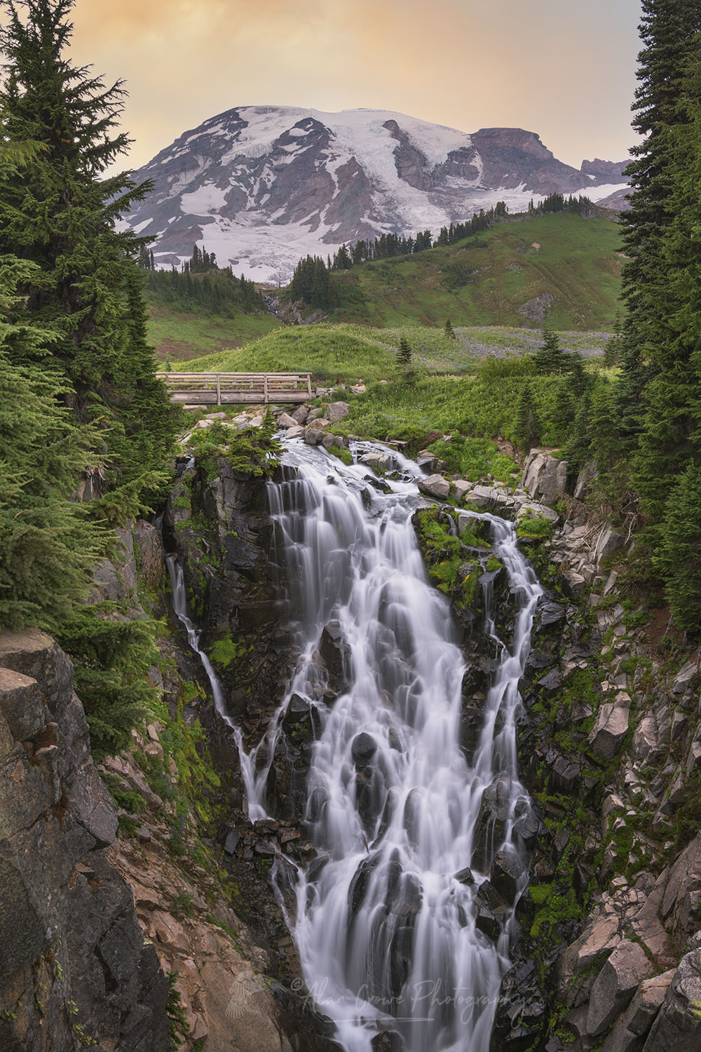 Myrtle Falls Mount Rainier National Park #72865