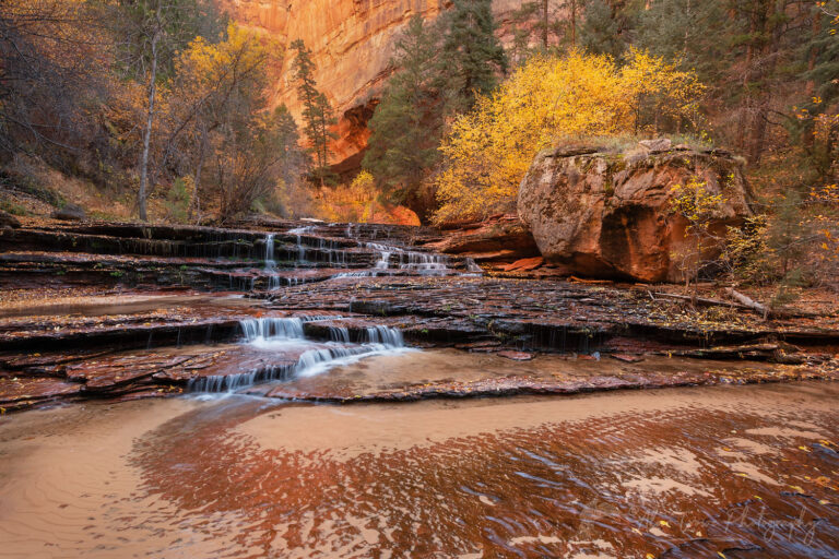 Archangel Falls Zion National Park Alan Crowe Photography