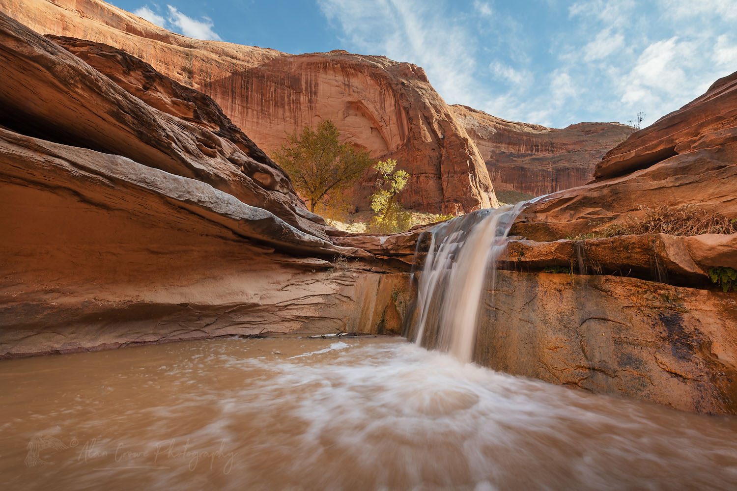 Waterfall in Coyote Gulch Glen Canyon National Recreation Area Utah #76147